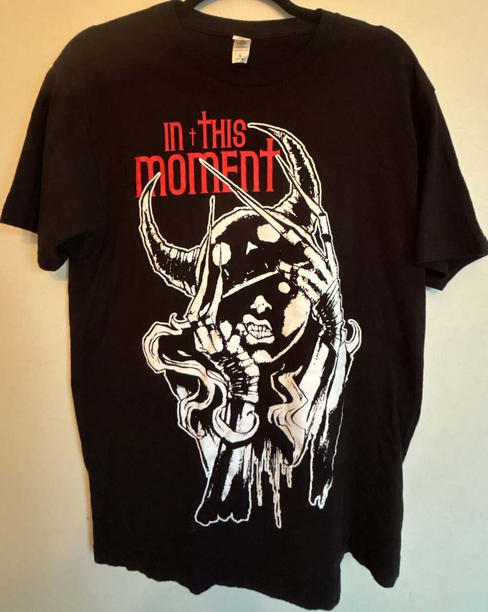 In This Moment Black Graphic Band T-Shirt Size L Tultex